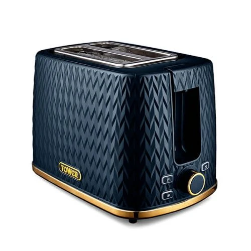 Tower Empire Kettle And 2 Slot Toaster Set Midnight Blue 2 Tower Empire Kettle And 2 Slot Toaster Set Midnight Blue - Image 2
