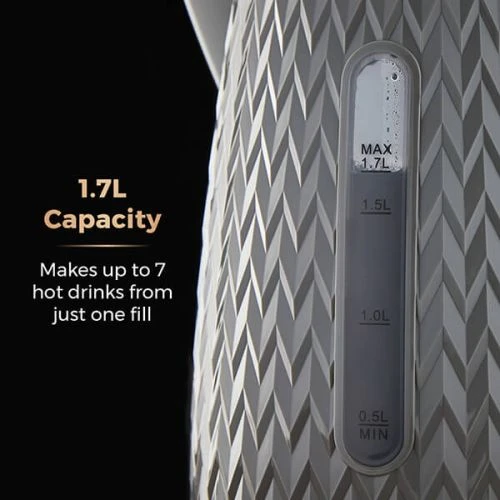 Tower Empire 1.7 Litre Kettle Grey 4 Tower Empire 1.7 Litre Kettle Grey - Image 4