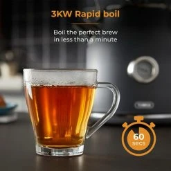 Tower Renaissance 1.7 Litre Kettle Grey -Kitchen appliances T10063GRY Tower Renaissance 1 7 Litre Kettle Grey 2