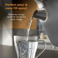 Tower Renaissance 1.7 Litre Kettle Grey -Kitchen appliances T10063GRY Tower Renaissance 1 7 Litre Kettle Grey 3