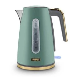 Tower Cavaletto Jug Kettle And 2 Slice Toaster Set Jade -Kitchen appliances T1006620036JDE Tower Cavaletto Jug Kettle and 2 Slice Toaster Set Jade 2