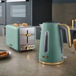 Tower Cavaletto Jug Kettle And 2 Slice Toaster Set Jade -Kitchen appliances T1006620036JDE Tower Cavaletto Jug Kettle and 2 Slice Toaster Set Jade 3