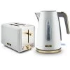 Tower Cavaletto Jug Kettle And 2 Slice Toaster Set Optic White