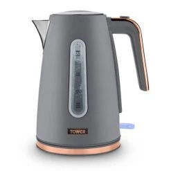 Tower Cavaletto Jug Kettle And 4 Slice Toaster Set Grey -Kitchen appliances T1006620051RGG Tower Cavaletto Jug Kettle and 4 Slice Toaster Set Grey 2