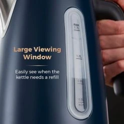 Tower Cavaletto Kettle Midnight Blue -Kitchen appliances T10066BLU Tower Cavaletto Kettle Midnight Blue 4