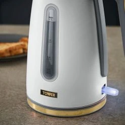 Tower Cavaletto 1.7 Litre Jug Kettle Optic White -Kitchen appliances T10066WHT Tower Cavaletto 1 7 Litre Jug Kettle Optic White 2