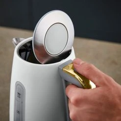 Tower Cavaletto 1.7 Litre Jug Kettle Optic White -Kitchen appliances T10066WHT Tower Cavaletto 1 7 Litre Jug Kettle Optic White 4