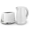 Tower Solitaire Kettle And 2 Slice Toaster Set White