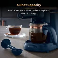 Tower Cavaletto Espresso Machine Midnight Blue -Kitchen appliances T13014MNB Tower Cavaletto Espresso Machine Midnight Blue 3