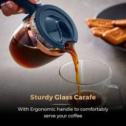 Tower Cavaletto Espresso Machine Midnight Blue -Kitchen appliances T13014MNB Tower Cavaletto Espresso Machine Midnight Blue 4