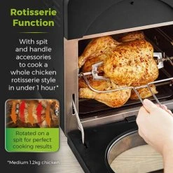 Tower Air Fryer Oven Rotisserie 14.5 Litre 5 In 1 Digital Black -Kitchen appliances T17051BLK Tower Air Fryer Oven Rotisserie 14 5 Litre 5 in 1 Digital Black 2