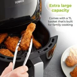 Tower Air Fryer Vizion Manual 7 Litre Black -Kitchen appliances T17071 Tower Air Fryer Vizion Manual 7 Litre Black 4