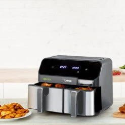Tower Air Fryer Vortx Eco Duo Basket -Kitchen appliances T17099 Tower Air Fryer Vortx Eco Duo Basket 2