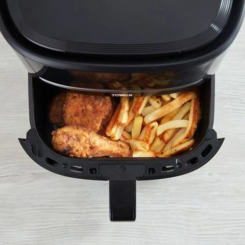 Tower Vortx 6 Litre Digital Space Saver Window Air Fryer Black 4 Tower Vortx 6 Litre Digital Space Saver Window Air Fryer Black - Image 4