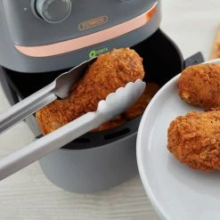 Tower Vortx 3.8 Litre Manual Air Fryer Grey -Kitchen appliances T17126GRY Tower Vortx 3 8 Litre Manual Air Fryer Grey 5