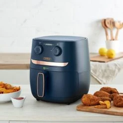 Tower Vortx 3.8 Litre Manual Air Fryer Blue 8 Tower Vortx 3.8 Litre Manual Air Fryer Blue -Kitchen appliances T17126MNB Tower Vortx 3 8 Litre Manual Air Fryer Blue 2
