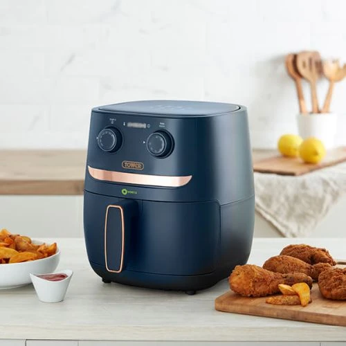 Tower Vortx 3.8 Litre Manual Air Fryer Blue 3 Tower Vortx 3.8 Litre Manual Air Fryer Blue - Image 3