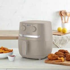 Tower Vortx 3.8 Litre Manual Air Fryer Latte -Kitchen appliances T17126MSH Tower Vortx 3 8 Litre Manual Air Fryer Latte 2
