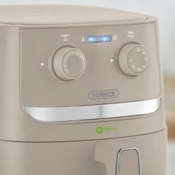 Tower Vortx 3.8 Litre Manual Air Fryer Latte -Kitchen appliances T17126MSH Tower Vortx 3 8 Litre Manual Air Fryer Latte 3