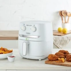 Tower Vortx 3.8 Litre Manual Air Fryer White -Kitchen appliances T17126WHT Tower Vortx 3 8 Litre Manual Air Fryer White 2