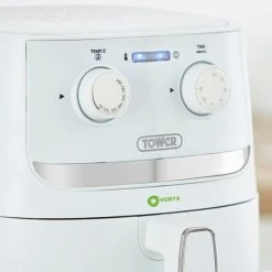 Tower Vortx 3.8 Litre Manual Air Fryer White -Kitchen appliances T17126WHT Tower Vortx 3 8 Litre Manual Air Fryer White 3