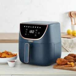 Tower Vortx 6 Litre Digital Air Fryer Blue -Kitchen appliances T17127MNB Tower Vortx 6 Litre Digital Air Fryer Blue 2
