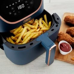 Tower Vortx 6 Litre Digital Air Fryer Blue -Kitchen appliances T17127MNB Tower Vortx 6 Litre Digital Air Fryer Blue 4