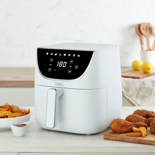 Tower Vortx 6 Litre Digital Air Fryer White 3 Tower Vortx 6 Litre Digital Air Fryer White - Image 3