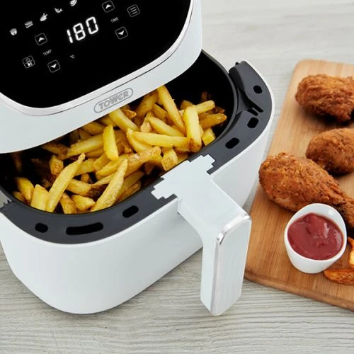 Tower Vortx 6 Litre Digital Air Fryer White 5 Tower Vortx 6 Litre Digital Air Fryer White - Image 5