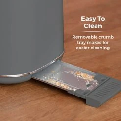 Tower Scandi 2 Slice Toaster Grey -Kitchen appliances T20027G Tower Scandi 2 Slice Toaster Grey 4