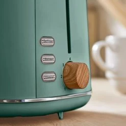 Tower Scandi 2 Slice Toaster Green -Kitchen appliances T20027JDE Tower Scandi 2 Slice Toaster Green 2