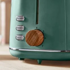 Tower Scandi 2 Slice Toaster Green -Kitchen appliances T20027JDE Tower Scandi 2 Slice Toaster Green 4