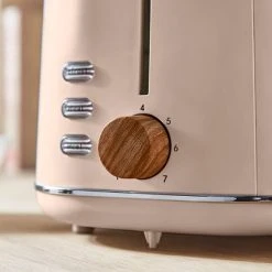 Tower Scandi 2 Slice Toaster Pink Clay -Kitchen appliances T20027PCLY Tower Scandi 2 Slice Toaster Pink Clay 4