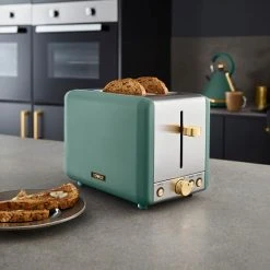 Tower Cavaletto Toaster 2 Slice Jade -Kitchen appliances T20036JDE Tower Cavaletto Toaster 2 Slice Jade 4