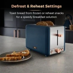 Tower Cavaletto Toaster 2 Slice Midnight Blue -Kitchen appliances T20036MNB Tower Cavaletto Toaster 2 Slice Midnight Blue 3