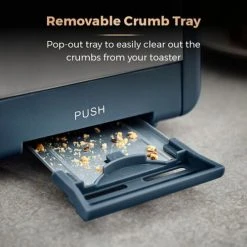 Tower Cavaletto Toaster 2 Slice Midnight Blue -Kitchen appliances T20036MNB Tower Cavaletto Toaster 2 Slice Midnight Blue 4