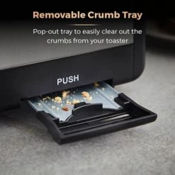 Tower Cavaletto Toaster 2 Slice Black -Kitchen appliances T20036RG Tower Cavaletto Toaster 2 Slice Black 4