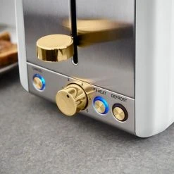 Tower Cavaletto Toaster 2 Slice Optic White -Kitchen appliances T20036WHT Tower Cavaletto Toaster 2 Slice Optic White 3