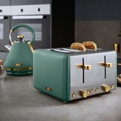 Tower Cavaletto Toaster 4 Slice Jade -Kitchen appliances T20051JDE Tower Cavaletto Toaster 4 Slice Jade 5