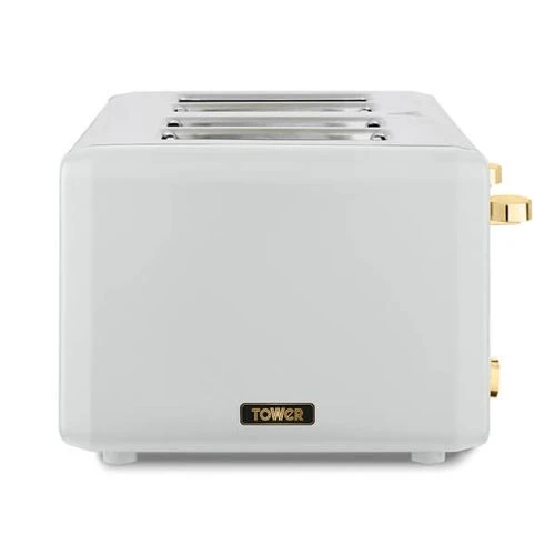 Tower Cavaletto Toaster 4 Slice Optic White 2 Tower Cavaletto Toaster 4 Slice Optic White - Image 2