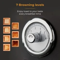 Tower Renaissance 4 Slice Toaster Black -Kitchen appliances T20065BLK Tower Renaissance 4 Slice Toaster Black 2