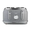 Tower Renaissance 4 Slice Toaster Grey