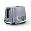 Tower Solitare 2 Slice Toaster Grey