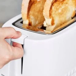 Tower Solitare 2 Slice Toaster White -Kitchen appliances T20082WHT Tower Solitare 2 Slice Toaster White 3
