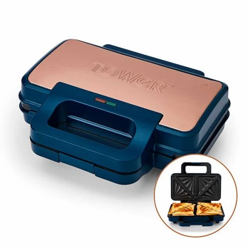 Tower Cavaletto Sandwich Maker Midnight Blue 1 Tower Cavaletto Sandwich Maker Midnight Blue