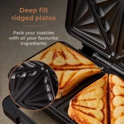 Tower Cavaletto Sandwich Maker Black -Kitchen appliances T27036RG Tower Cavaletto Sandwich Maker Black 2