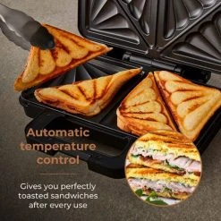 Tower Cavaletto Sandwich Maker Black -Kitchen appliances T27036RG Tower Cavaletto Sandwich Maker Black 3