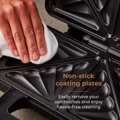 Tower Cavaletto Sandwich Maker Black -Kitchen appliances T27036RG Tower Cavaletto Sandwich Maker Black 4