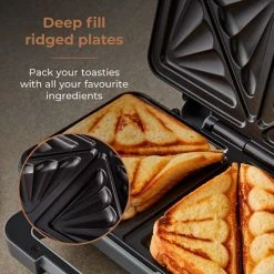 Tower Cavaletto Sandwich Maker Grey -Kitchen appliances T27036RGG Tower Cavaletto Sandwich Maker Grey 2