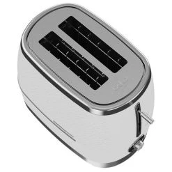 Beko Off White & Chrome Cosmopolis 2 Slice Toaster -Kitchen appliances TAM8202CR Beko White Chrome Cosmopolis 2 Slice Toaster 2